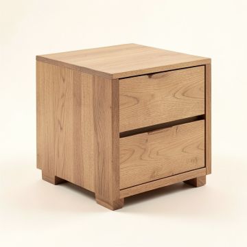 Conteh 2 Drawer End Table (synthetic illustration; no displayed measurements)