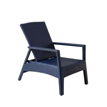 Lake Bluff Outdoor Lounge Chair - Navy