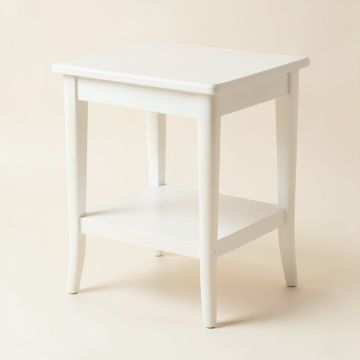Alder Falls Side Table - White (synthetic illustration; no displayed measurements)