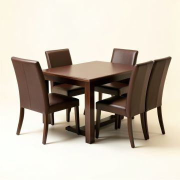 Justine 5 Piece Dining Set (synthetic illustration; no displayed measurements)