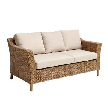 Donley 85 '' Wide Outdoor Patio Sofa With Cushions (synthetic illustration; no displayed measurements)