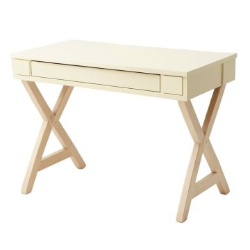 Glen Dell Writing Desk - Cream