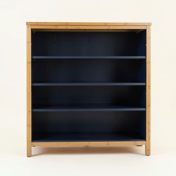 Spruce Bend Freestanding Bookcase - Navy (synthetic illustration; no displayed measurements)