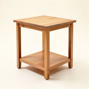Roder Kitchen Cart With Solid Wood Top (synthetic illustration; no displayed measurements)