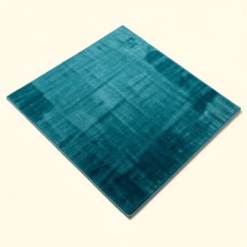 Abstract Teal Blue Indoor / Outdoor Area Rug (synthetic illustration; no displayed measurements)