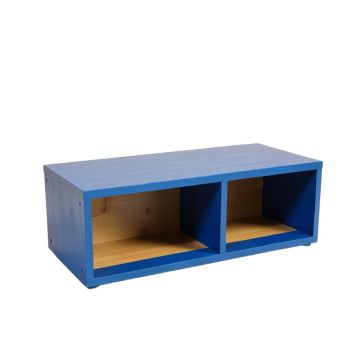 Birch Crest Shoe Storage Bench - Blue