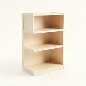 Bay Falls Desktop Shelving Unit - Ivory (synthetic illustration; no displayed measurements)