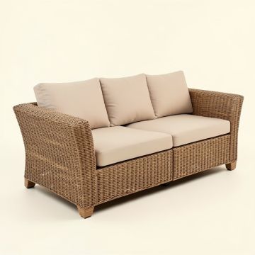 Ayotunde Patio Sofa With Cushions (synthetic illustration; no displayed measurements)