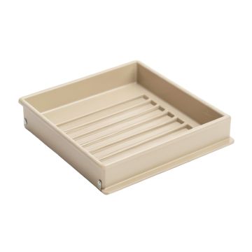 Flint Bluff Empty Under-Desk Cable Tray - Beige (synthetic illustration; no displayed measurements)