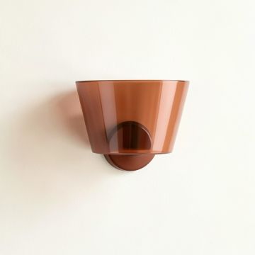 Maple Crossing Wall Sconce Mounted On A Plain Wall - Terracotta (synthetic illustration; no displayed measurements)