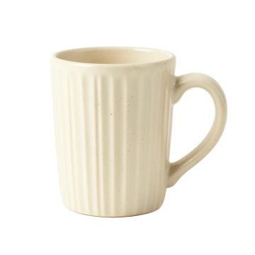 Birch Branch Ceramic Mug - Ivory