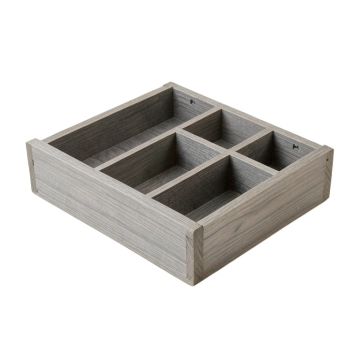 Cedar Bluff Empty Pantry Drawer Organizer Insert - Gray