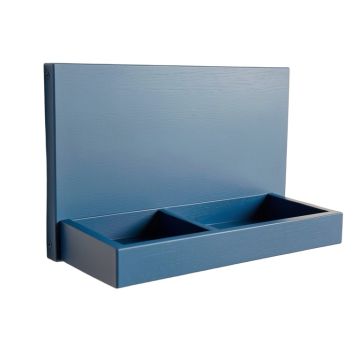 Elm Bridge Empty Wall-Mounted Tool Organizer Panel - Blue
