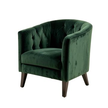 Tufted Velvet Side Chair