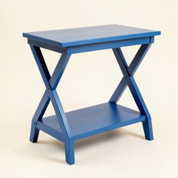 Oak Falls Side Table - Blue (synthetic illustration; no displayed measurements)