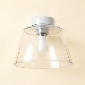 4.75 '' H Glass Novelty Ceiling Fan Fitter Shade ( Screw On ) In Clear (synthetic illustration; no displayed measurements)
