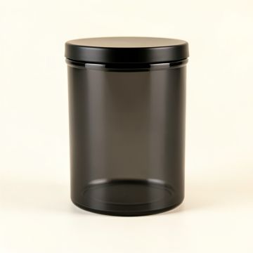 Sage Canyon Storage Canister With Lid - Black (synthetic illustration; no displayed measurements)