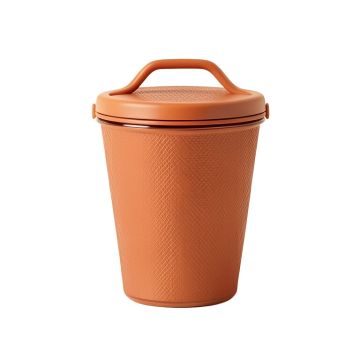 Aspen Bluff Storage Canister With Lid - Terracotta