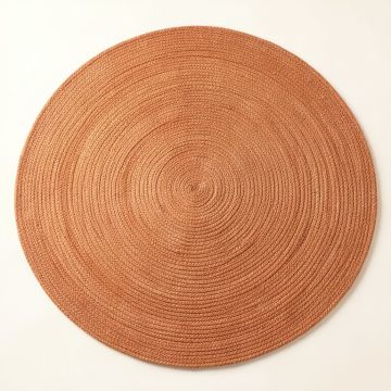 Holly Bridge Round Area Rug - Terracotta (synthetic illustration; no displayed measurements)