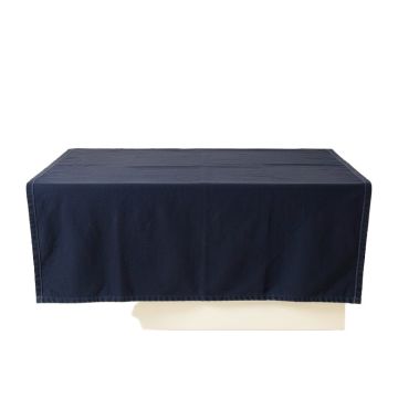 Slate Dale Flat Bed Sheet - Navy