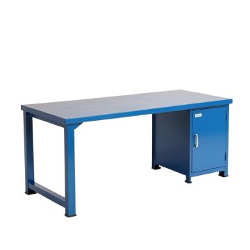 Moss Bridge Empty Workshop Workbench - Blue