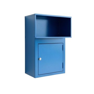 Cove Crest Wall-Mounted Entry Cabinet - Blue