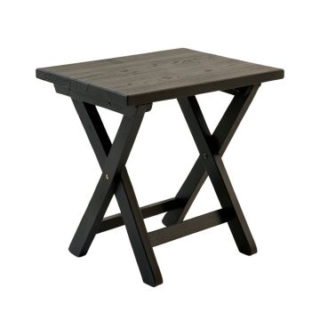 Lake Bend Compact Balcony Table - Black