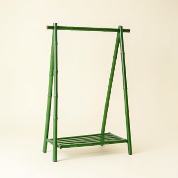 Moss Brook Empty Garment Rack - Green (synthetic illustration; no displayed measurements)