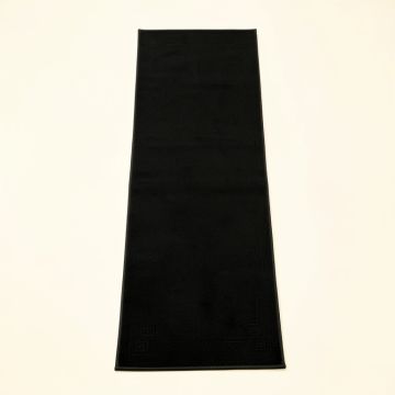 Moss Branch Narrow Runner Rug - Black (synthetic illustration; no displayed measurements)