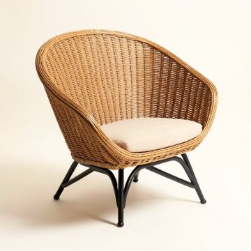 Travers 26.7 '' Wide Papasan Chair (synthetic illustration; no displayed measurements)