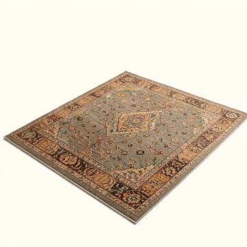 My Texas House Saltillo Natural Indoor/Outdoor Area Rug (synthetic illustration; no displayed measurements)