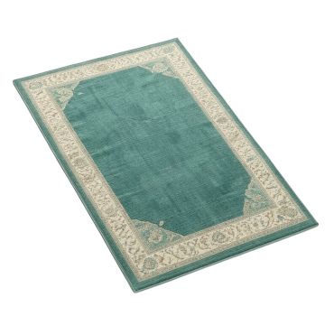 Daniell Transitional Teal/Soil/Cream Indoor/Outdoor Area Rug