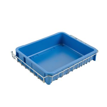 Cliff Bridge Empty Under-Desk Cable Tray - Blue