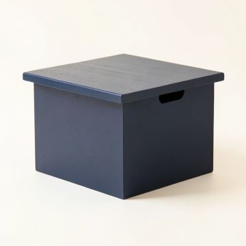 Sage Branch Low Toy Storage Unit - Navy (synthetic illustration; no displayed measurements)
