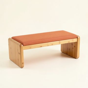 Slate Crossing Indoor Bench - Terracotta (synthetic illustration; no displayed measurements)