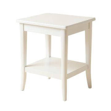 Alder Falls Side Table - White (synthetic illustration; no displayed measurements)