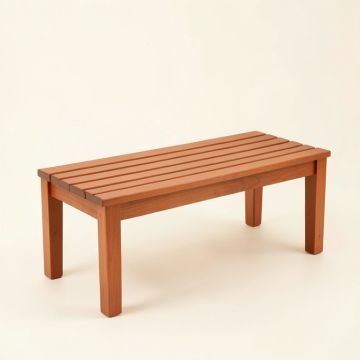 Brook Dale Indoor Bench - Terracotta (synthetic illustration; no displayed measurements)