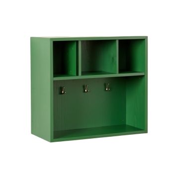 Cedar Crossing Wall-Mounted Entryway Organizer Shelf - Green