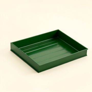 Meadow Bridge Empty Under-Desk Cable Tray - Green (synthetic illustration; no displayed measurements)