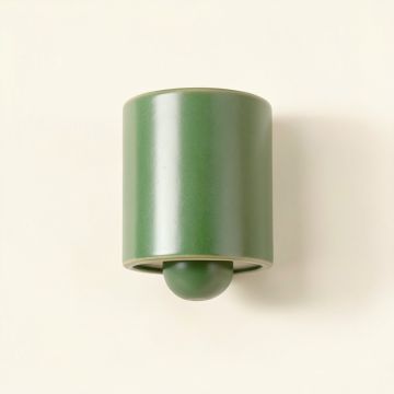 Fern Brook Wall Sconce Mounted On A Plain Wall - Green (synthetic illustration; no displayed measurements)