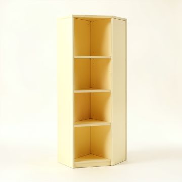 Vale Crossing Narrow Cubby Tower - Cream (synthetic illustration; no displayed measurements)