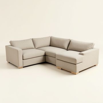 Alberdina 146.5 '' Wide Modular Sectional (synthetic illustration; no displayed measurements)