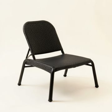 Field Arc Outdoor Lounge Chair (synthetic illustration; no displayed measurements)