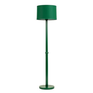 Shore Crossing Floor Lamp With A Plain Fabric Shade - Green