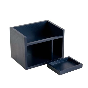 Glen Bridge Empty Coffee-Station Organizer - Navy