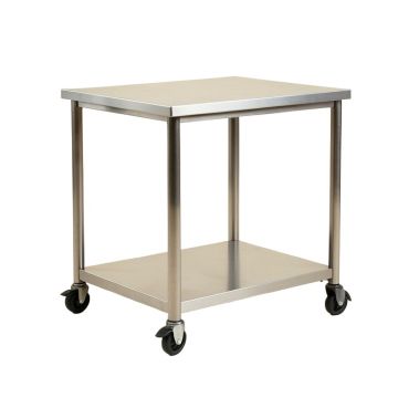 Lomas Kitchen Cart With Stainless Steel