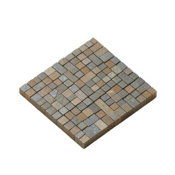 Penny 1 '' X 1 '' Metal Mosaic Tile