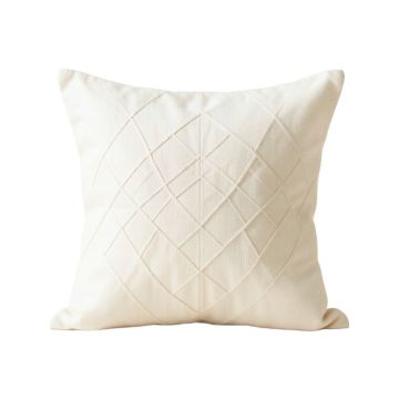 Reed Branch Filled Accent Pillow - Cream