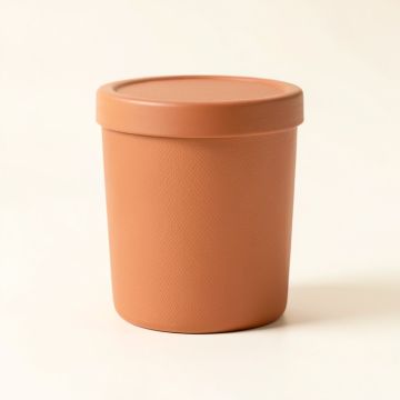Linden Bend Storage Canister With Lid - Terracotta (synthetic illustration; no displayed measurements)