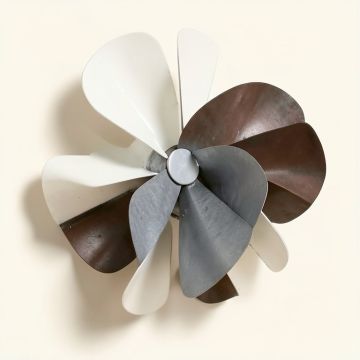 Industrial Pinwheel Wall Décor (synthetic illustration; no displayed measurements)